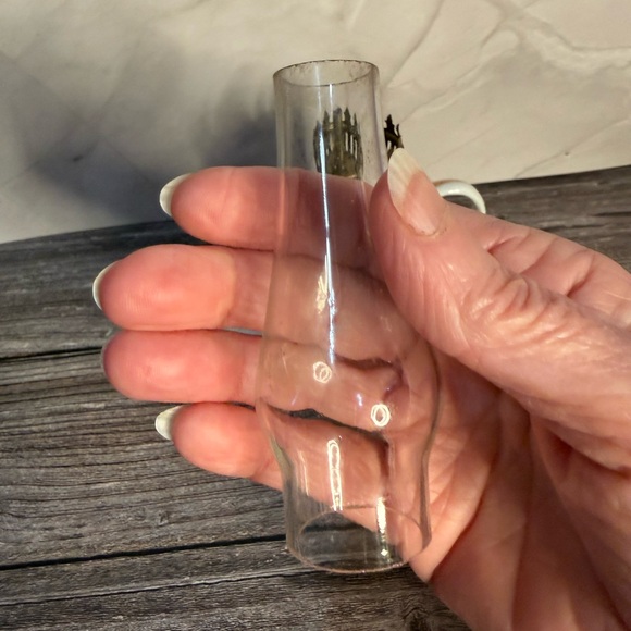 Vintage Nanco Mini Oil Lamp Finger Loop Porcelain Lantern Pink Rose Japan - Picture 3 of 10